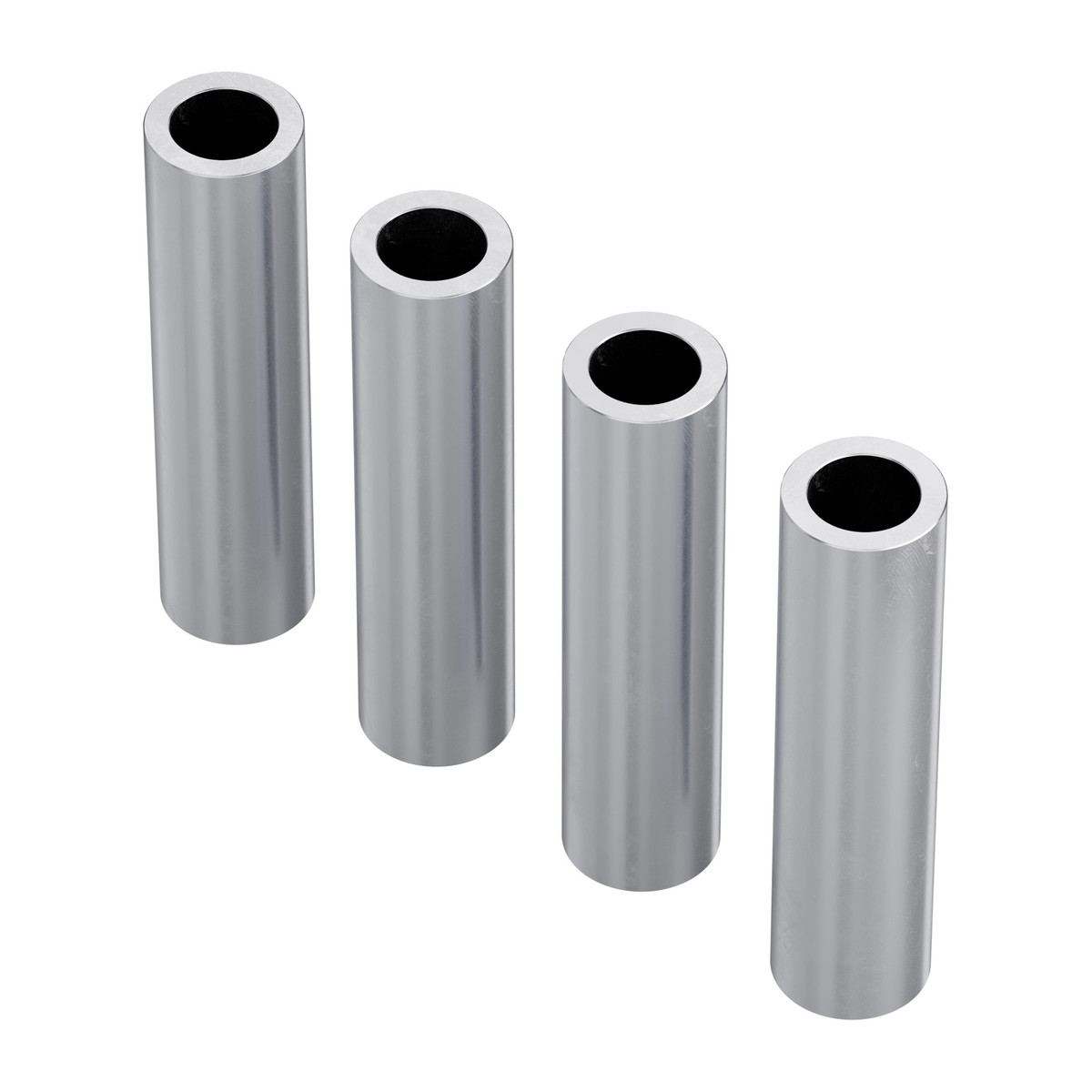 8mm ID Steel Spacer (12mm OD, 48mm Length) - 4 Pack