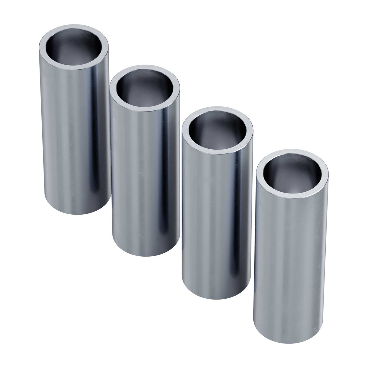12mm ID Steel Spacer (15mm OD, 43mm Length) - 4 Pack