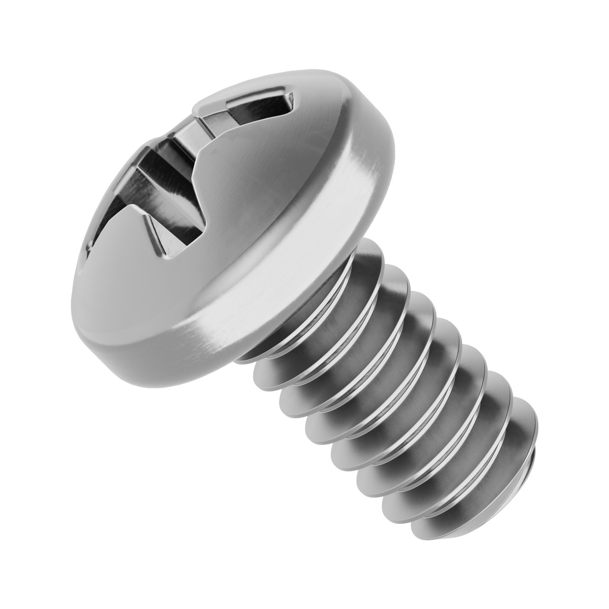 M1.6 x 0.35mm Stainless Steel Pan Head Screw (3mm Length) - 6 Pack