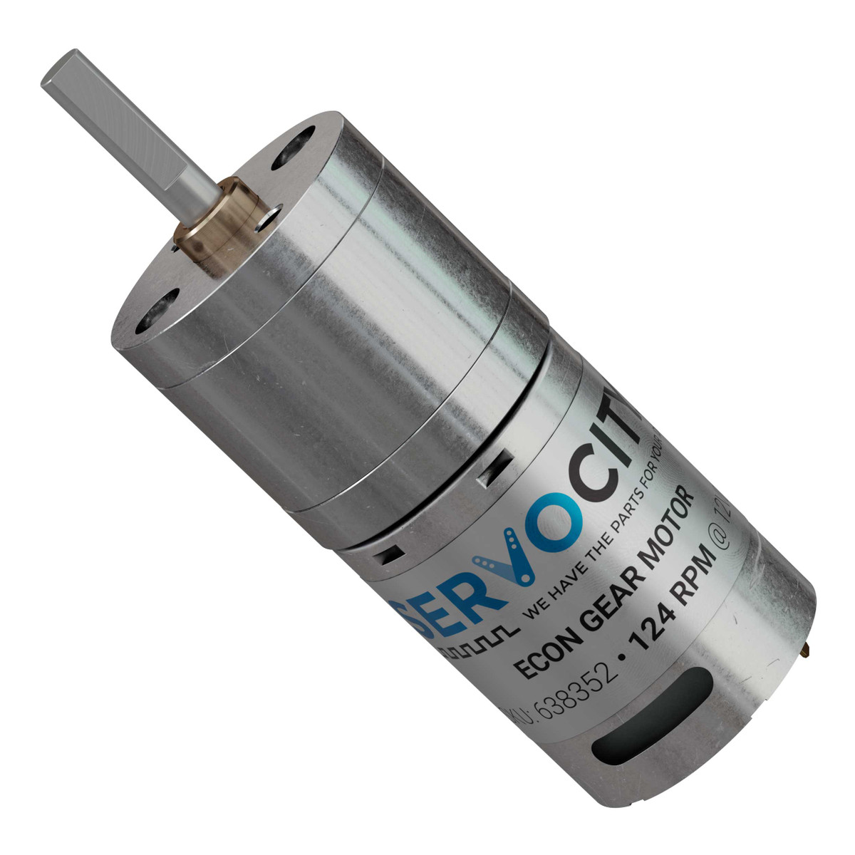 124 RPM Econ Gear Motor