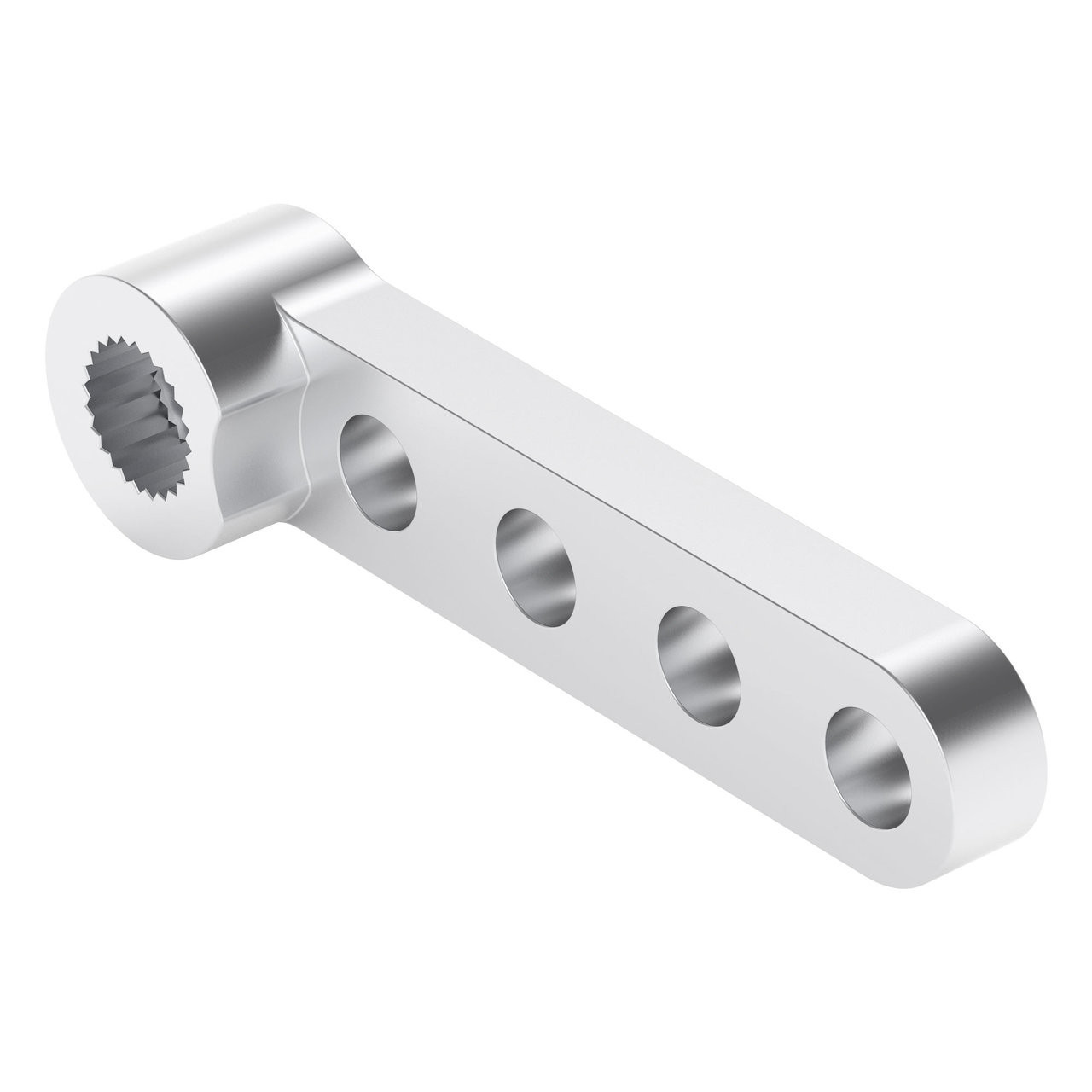 4mm Thru-Hole Servo Arm (24 Tooth Spline, 32mm Length) - ServoCity®