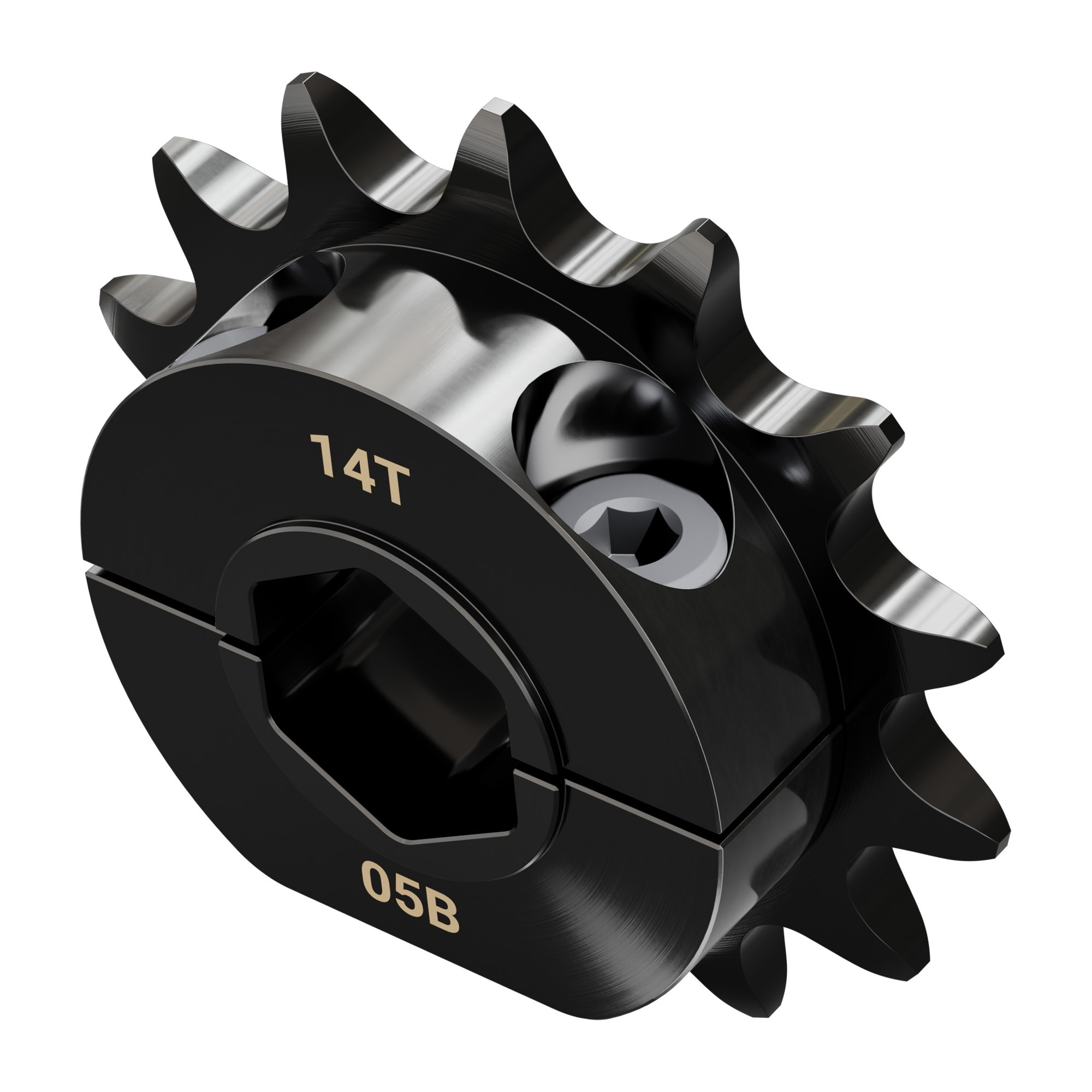 GMIK391○Jarrett Brothers / ジャレットブラザーズ DR 8mm Pitch Steel Clamping Sprocket (12mm REX® Bore, 14 Tooth)