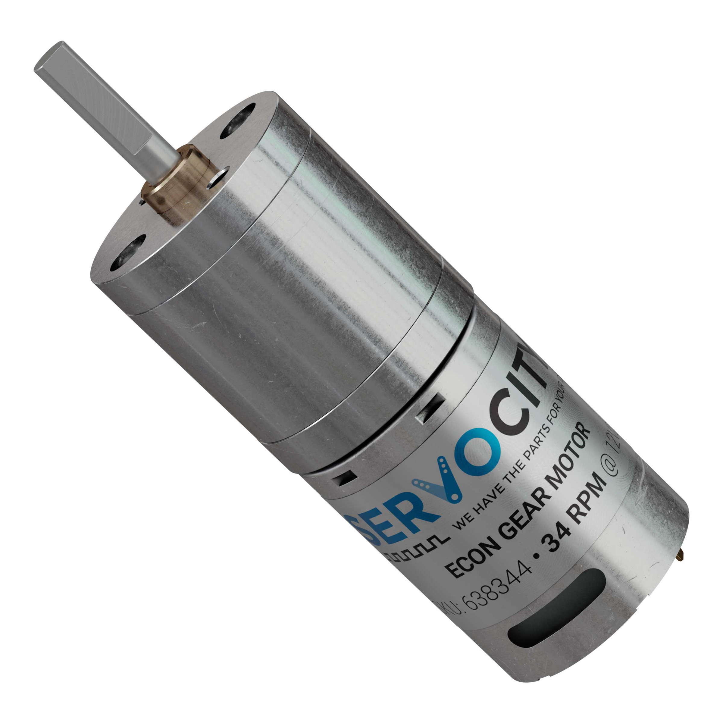 eco☺︎ 34 RPM Econ Gear Motor - ServoCity®
