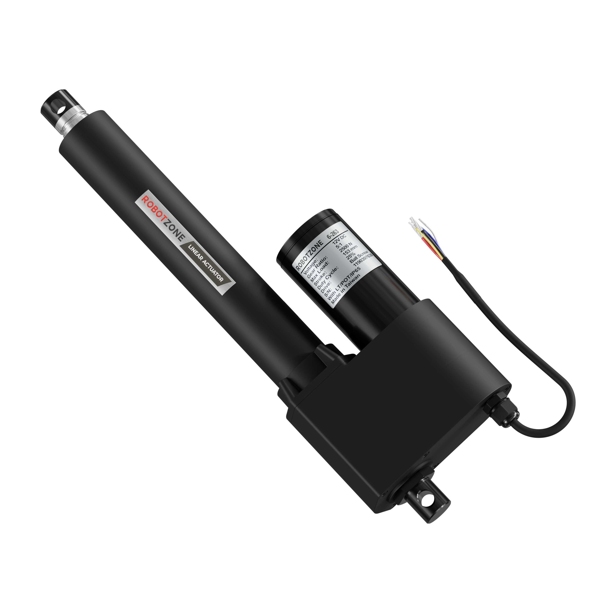 12V Super-Duty Linear Actuator (560lb Thrust, 2.6
