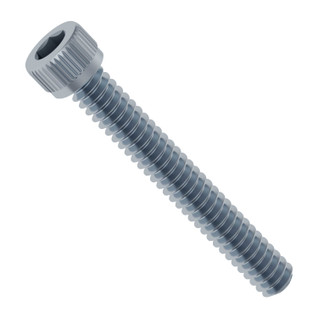 Zinc-Plated Steel Socket Head Screw (6-32 UNC, 1" Length) - 25 Pack