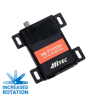 HS-7115TH Servo-Clockwise (stock)-Increased Rotation
