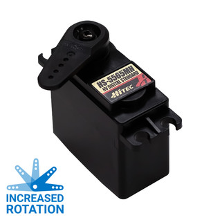 HS-5565MH Servo-Clockwise (stock)-Increased Rotation HS-5565MH Servo-Clockwise (stock)-Increased Rotation