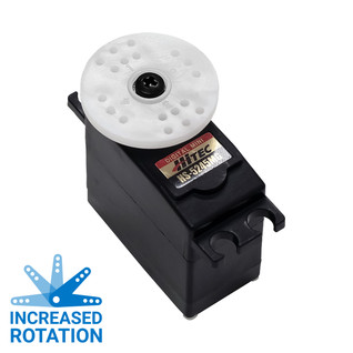 HS-5245MG Servo-Clockwise (stock)-Increased Rotation HS-5245MG Servo-Clockwise (stock)-Increased Rotation