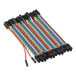 3804-1919-0010 - Female to Female Jumper Wire (Multicolor, 10cm Length) - 40 Pack 3804-1919-0010 - Female to Female Jumper Wire (Multicolor, 10cm Length) - 40 Pack