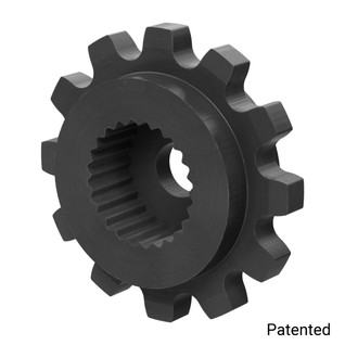 0.1227" Pitch, 12 Tooth Nylon Servo Sprocket with 24 Tooth Spline