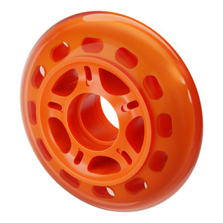 Inline Skate Wheel (Orange, 76mm Diameter)