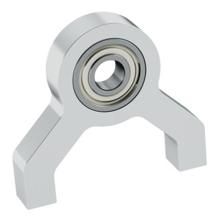 1602-0032-0006 - 1602 Series 1-Side, 2-Post Pillow Block (6mm Bore) 1602-0032-0006 - 1602 Series 1-Side, 2-Post Pillow Block (6mm Bore)