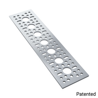 1123-0048-0192 - 1123 Series Pattern Plate (1 x 7 Hole, 48 x 192mm) 1123-0048-0192 - 1123 Series Pattern Plate (1 x 7 Hole, 48 x 192mm)