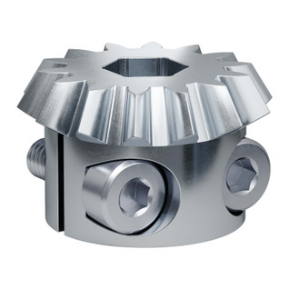 2306 Series Steel, MOD 1.5, Clamping Pinion Bevel Gear (8mm REX™ Bore, 14 Tooth)