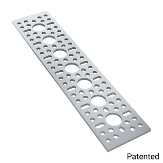 1123 Series Pattern Plate (1 x 7 Hole, 43 x 192mm) 1123 Series Pattern Plate (1 x 7 Hole, 43 x 192mm)