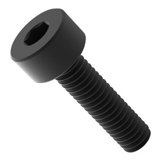 M2.6 x 0.45mm Black-Oxide Socket Head Screw (10mm Length) - 6 Pack