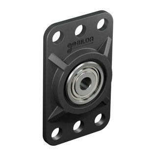 4mm Bore Flat Pillow Block (16mm x 32mm Mounting Pattern) - 2 Pack 4mm Bore Flat Pillow Block (16mm x 32mm Mounting Pattern) - 2 Pack