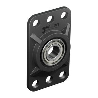 1/4" Bore Flat Pillow Block (16mm x 32mm Mounting Pattern) - 2 Pack 1/4" Bore Flat Pillow Block (16mm x 32mm Mounting Pattern) - 2 Pack