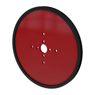 5" Acrylic Disc Wheel (Red) - 2 Pack