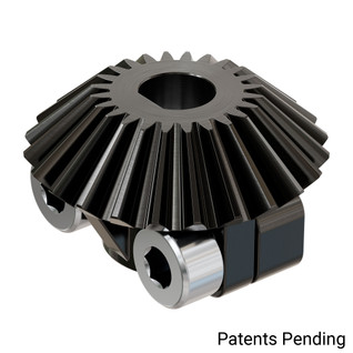 Clamping Steel Miter Gear (6mm D-Bore, 24 Tooth, MOD 1) Clamping Steel Miter Gear (6mm D-Bore, 24 Tooth, MOD 1)