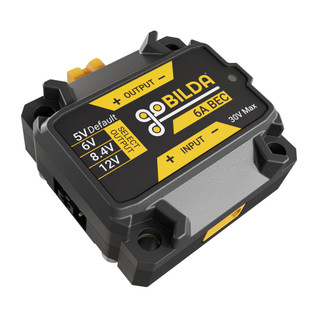 6A BEC / Voltage Regulator (6-24V Input, 5V, 6V, 8.4V, 12V Output, XT30 Connectors)  [V2]