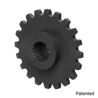 0.1227" Pitch, 20 Tooth Nylon Servo Sprocket with 25 Tooth Spline