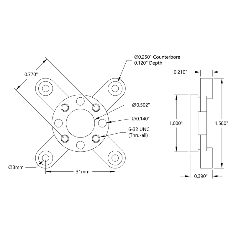 NEMA 17 Stepper Motor Mount - ServoCity®