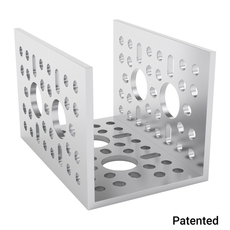 1120 Series U-Channel (2 Hole, 72mm Length) - ServoCity®