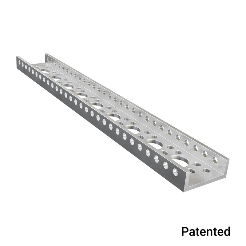 1143 Series Mini Low-Side U-Channel (9 Hole, 240mm Length