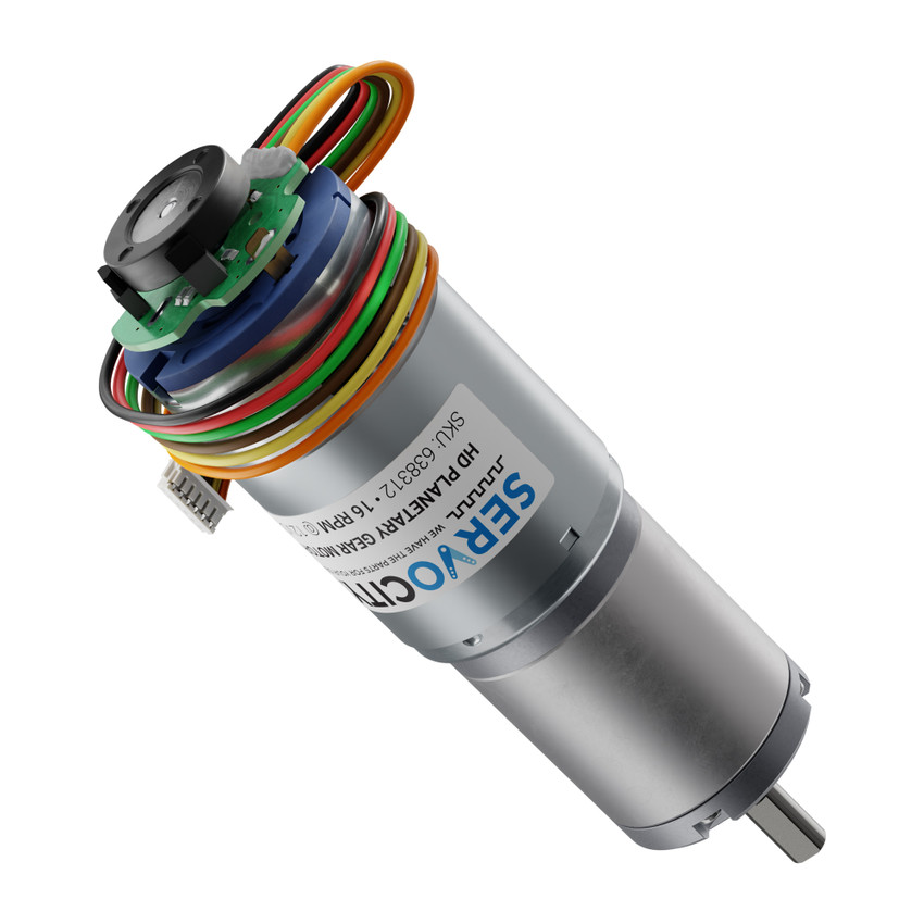 16 RPM HD Premium Planetary Gear Motor w/Encoder