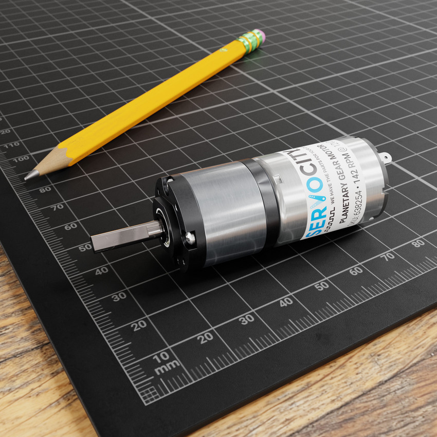142 RPM Premium Planetary Gear Motor