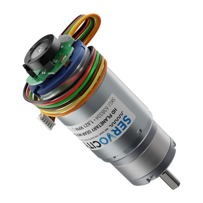 1,621 RPM HD Premium Planetary Gear Motor w/Encoder