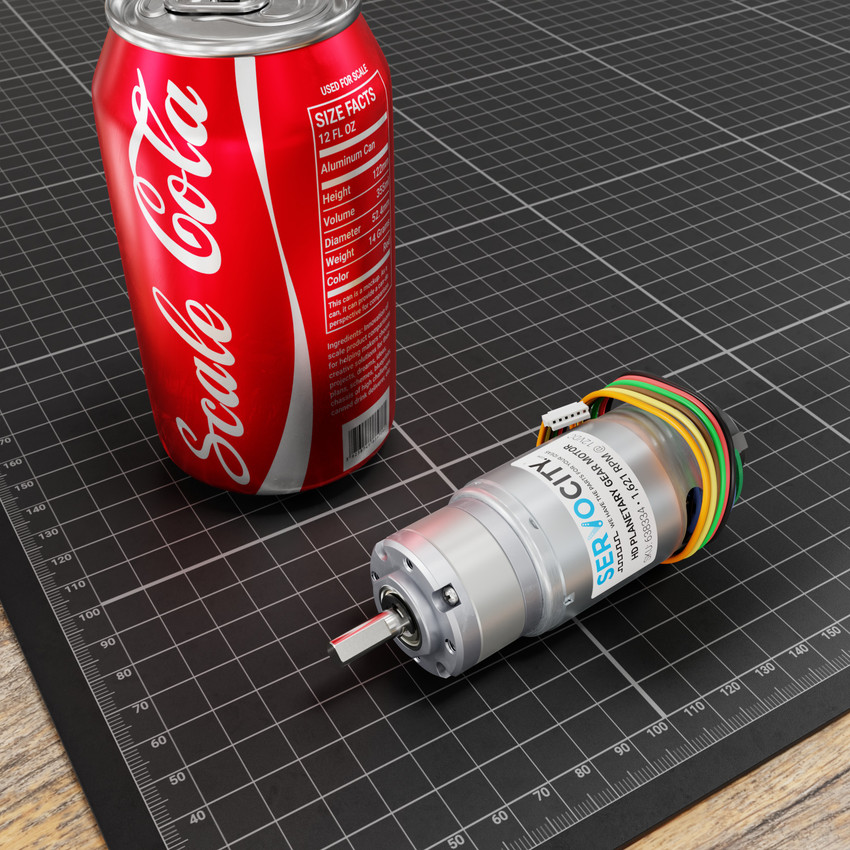 1,621 RPM HD Premium Planetary Gear Motor w/Encoder