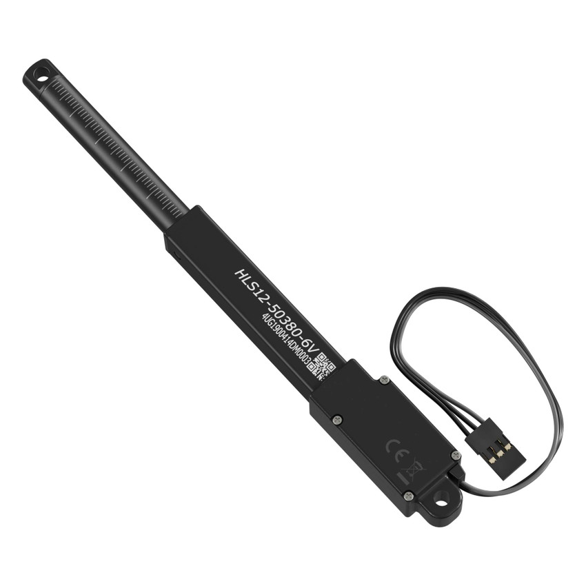 Hitec Linear Servo (2.0" Stroke, 0.2"/sec,  48.9lb Thrust)