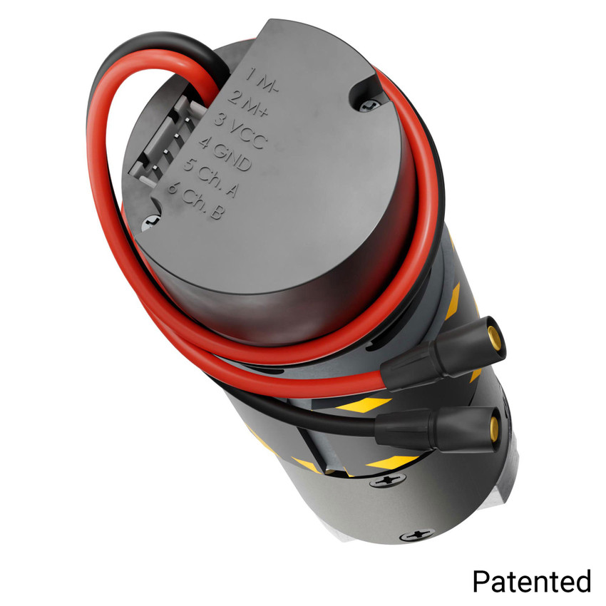 5303 Series Saturn Planetary Gear Motor (99.5:1 Ratio, 24mm Length 8mm REX™ Shaft, 180 RPM, 3.3 - 5V Encoder)