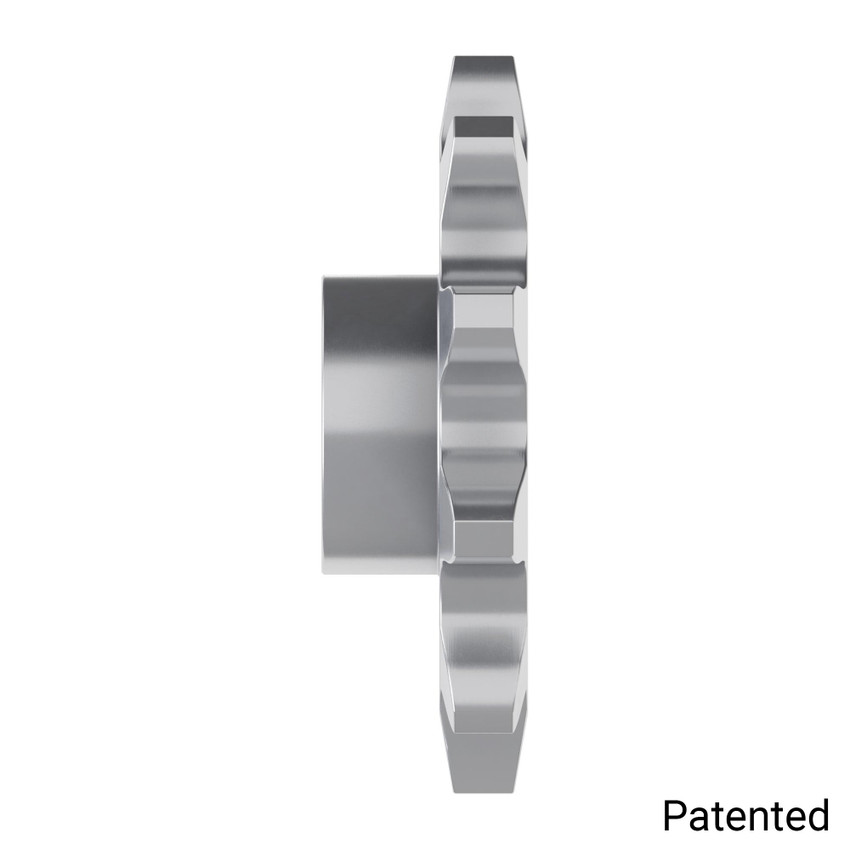 0.250" Pitch, 10 Tooth Aluminum Servo Sprocket with 24 Tooth Spline