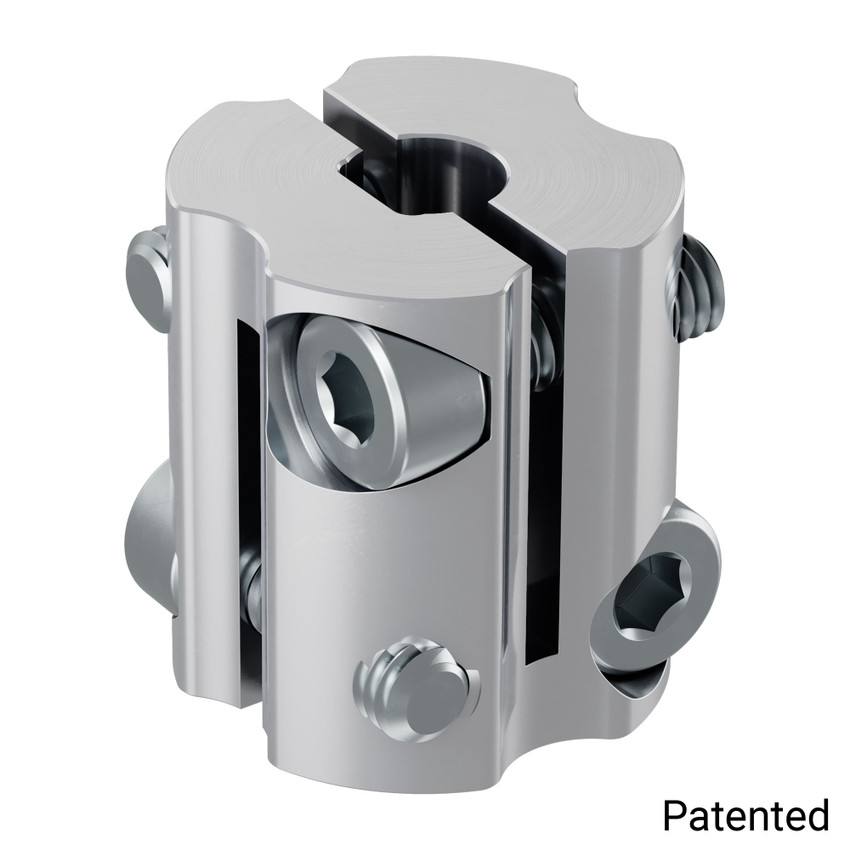 4007 Series Hyper Coupler (1/4" Round Bore to 6mm D-Bore)