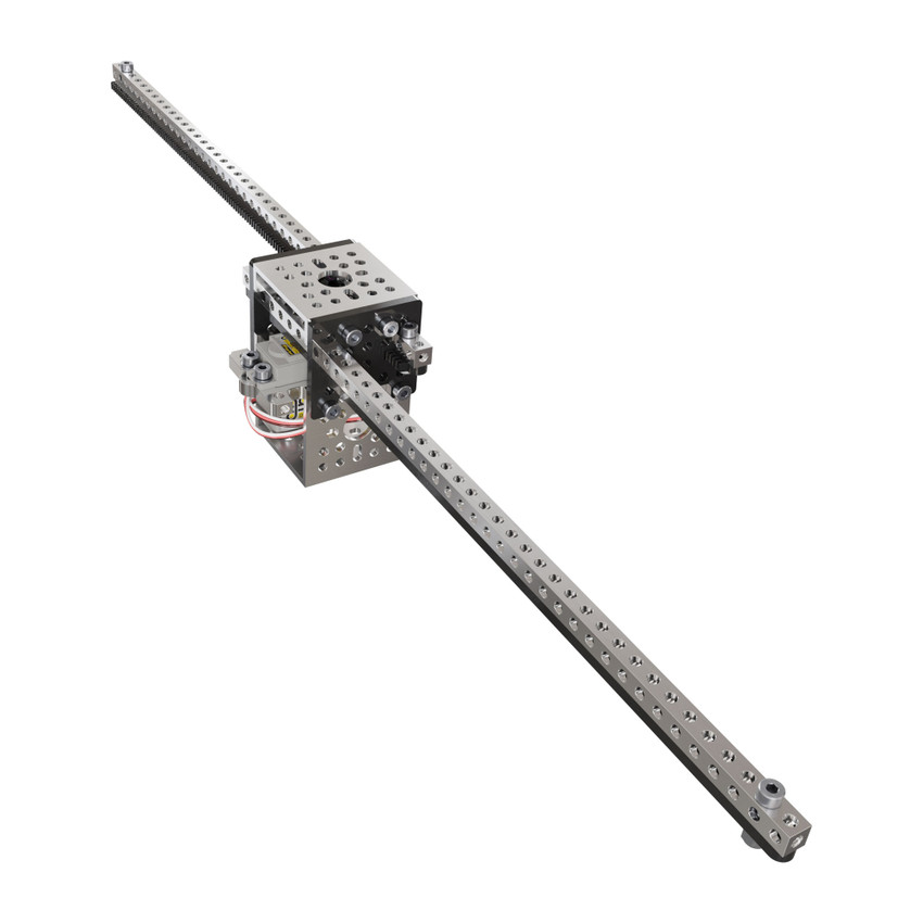 Servo-Driven Gear Rack Kit (12lb Thrust, 11.4 in/sec, Dual Gear Rack)