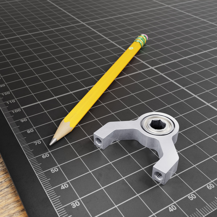 8mm REX™ Bore 1-Side, 2-Post Pillow Block (24mm Height)