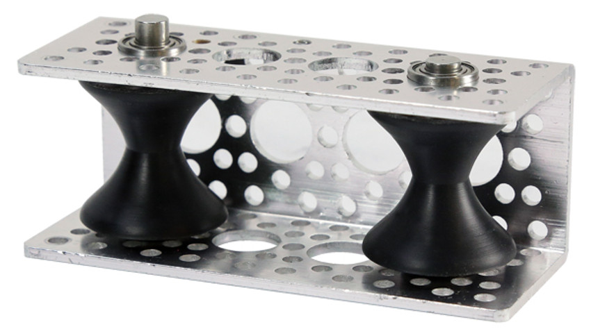 1/4" Bore Press-Fit Tube Roller, Acetal