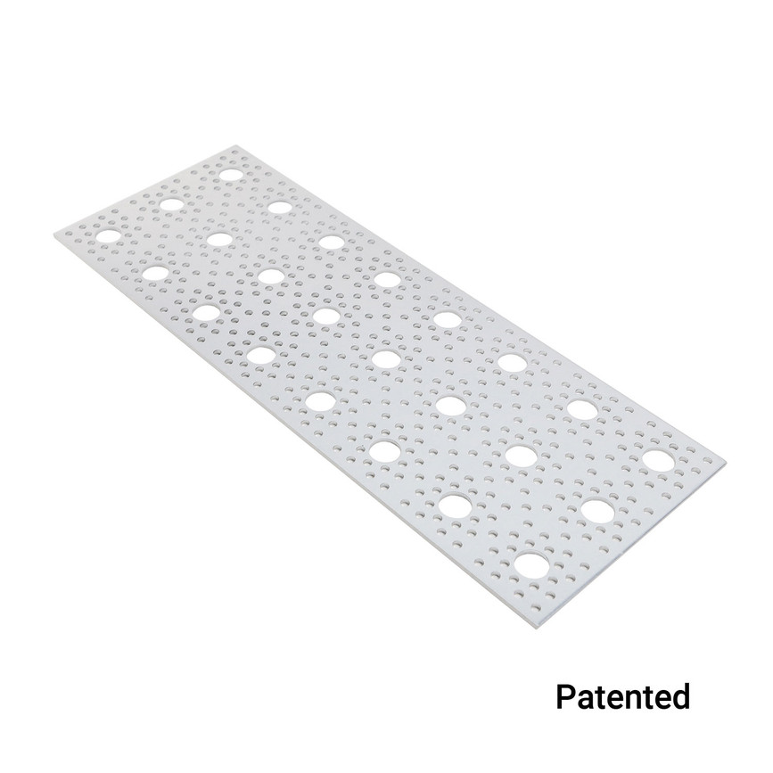 3 x 8 Hole Pattern Plate (4.50" x 12.00")