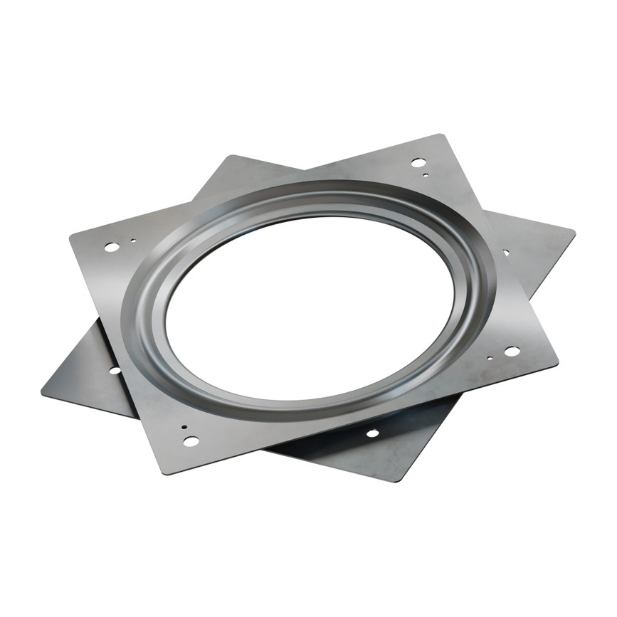 6" Square Ball Bearing Turntable (500lb Capacity)