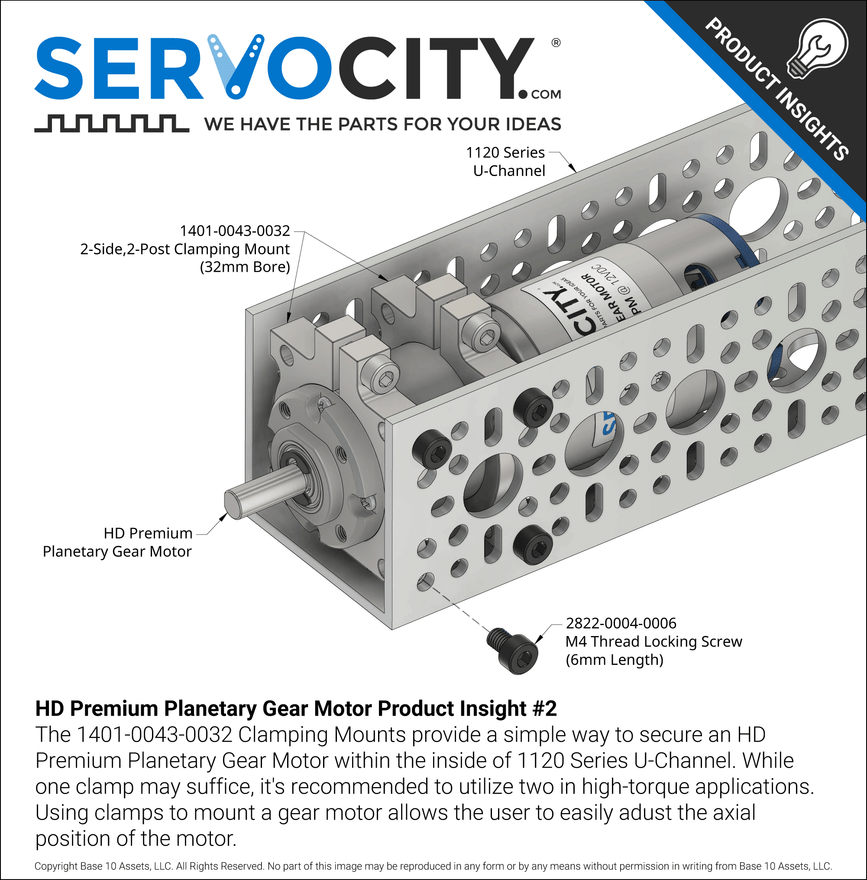 HD Premium Planetary Gear Motor Product Insight #2