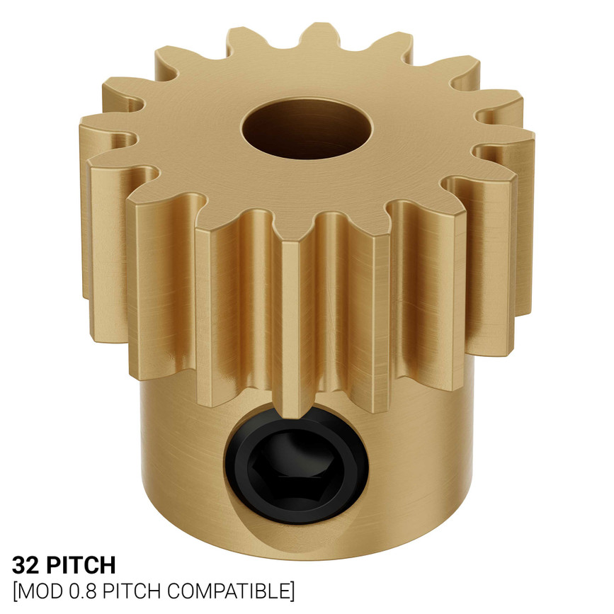 4mm Bore 32 Pitch, 16T Shaft Mount Pinion Gear