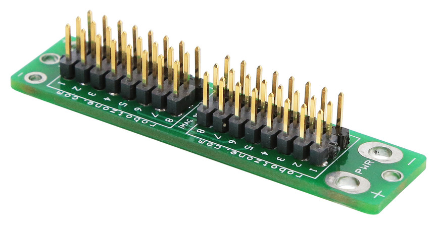 Servo Power Board (assembled with full pins)