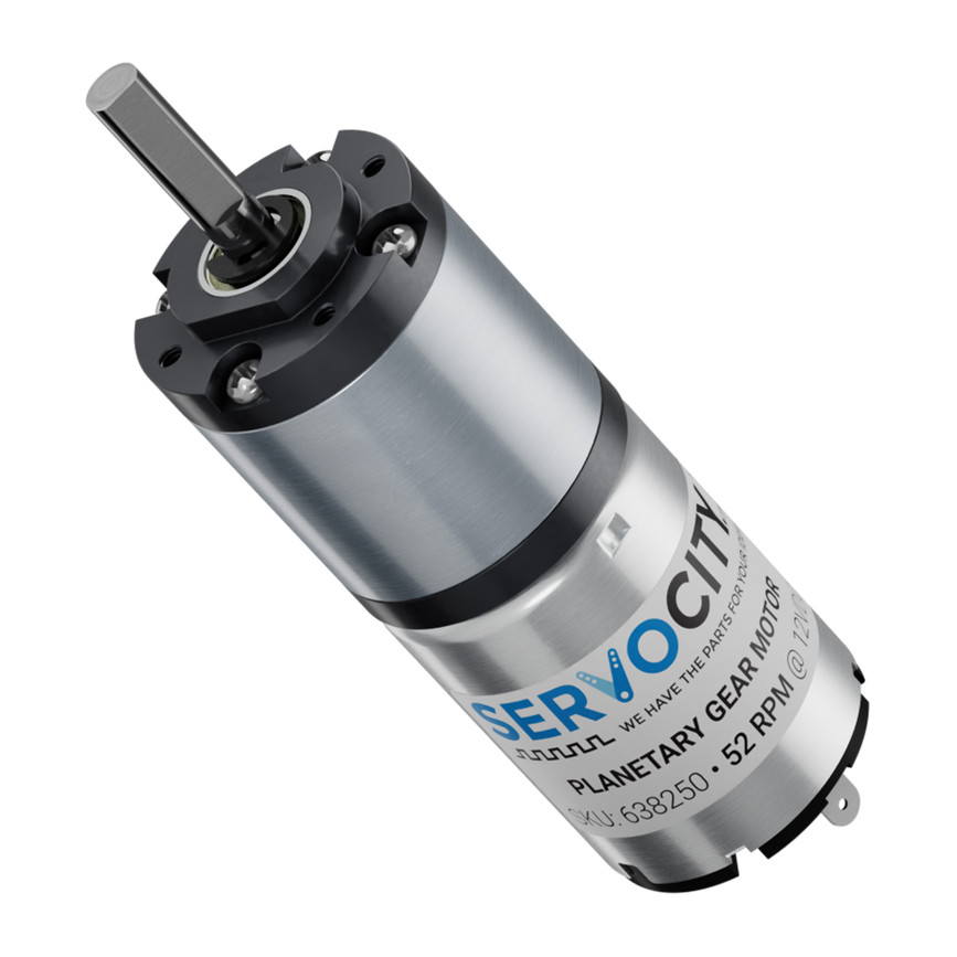 52 RPM Premium Planetary Gear Motor