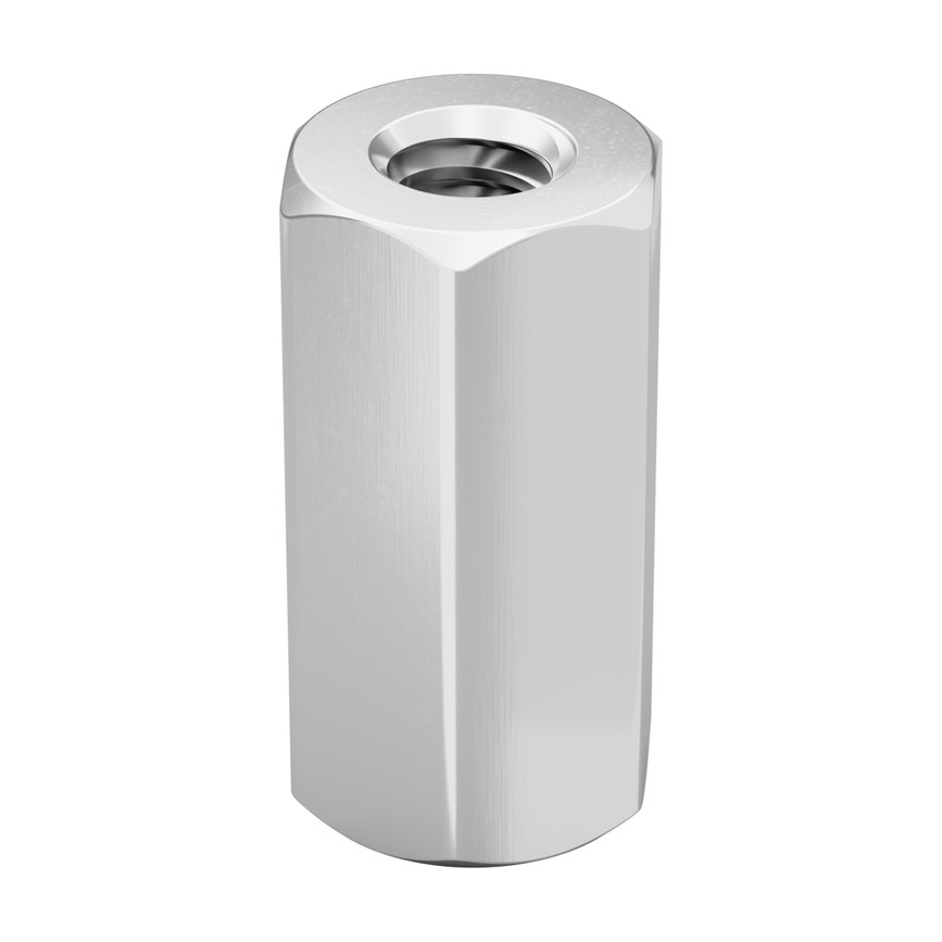 0.500" Length, 1/4" Hex Aluminum Standoffs (6-32 Thread)