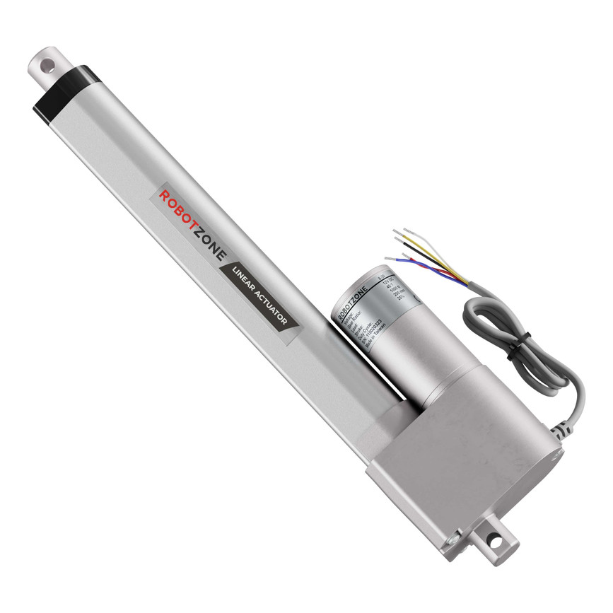 12V Heavy-Duty Linear Actuator (33lb Thrust, 1.7"/sec, 8" Stroke)