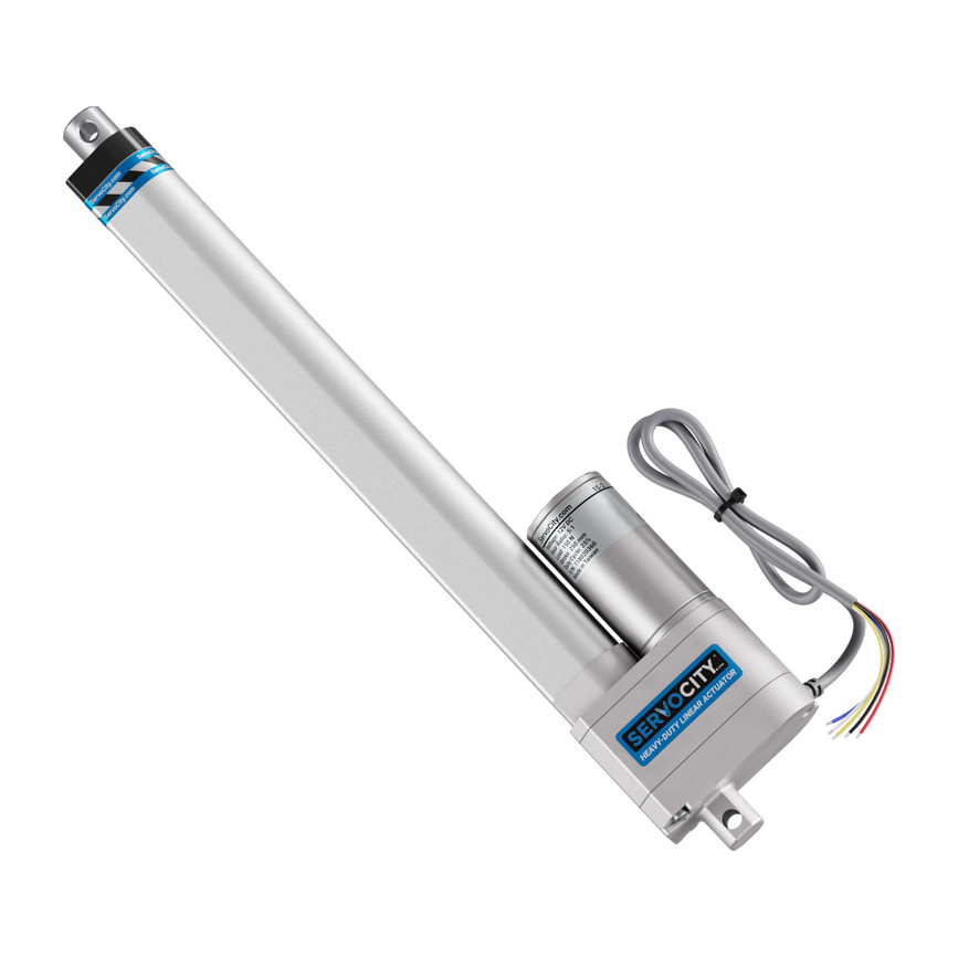 12V Heavy-Duty Linear Actuator (33lb Thrust, 1.7"/sec, 10" Stroke)