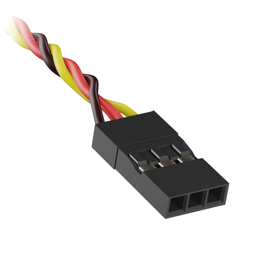 Heavy-Duty Linear Servo (Position Control, 12-24V, 112lb Thrust, 0.6"/sec, 2" Stroke)